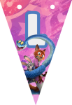Banderin letra L Zootopia imprimible gratis Banderin letra L Zootopia imprimible gratis