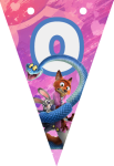 Banderin letra O Zootopia imprimible gratis Banderin letra O Zootopia imprimible gratis