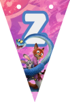 Banderin letra Z Zootopia imprimible gratis Banderin letra Z Zootopia imprimible gratis