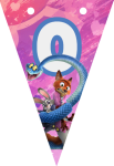 Banderin número 0 Zootopia imprimible gratis Banderin número 0 Zootopia imprimible gratis