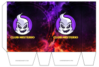 Bolsitas Golosineras Club Misterio Fede Vigevani kit imprimible Bolsitas Golosineras Club Misterio Fede Vigevani kit imprimible