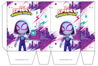 Bolsitas Golosineras Ghost Spider kit imprimible Bolsitas Golosineras Ghost Spider kit imprimible