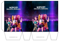 Bolsitas Golosineras Kpop Demon Hunters kit imprimible Bolsitas Golosineras Kpop Demon Hunters kit imprimible