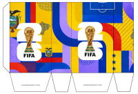 Bolsitas Golosineras Fifa Mundial 2026 Ecuador kit imprimible Bolsitas Golosineras Fifa Mundial 2026 Ecuador kit imprimible