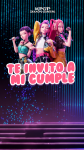 Invitación Virtual (para Celulares) Kpop Demon Hunters kit imprimible Invitación Virtual (para Celulares) Kpop Demon Hunters kit imprimible