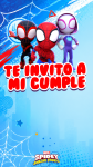 Invitación Virtual (para Celulares) spidey amazing friends kit imprimible Invitación Virtual (para Celulares) spidey amazing friends kit imprimible