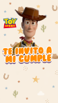 Invitación Virtual (para Celulares) Woody Toy Story kit imprimible Invitación Virtual (para Celulares) Woody Toy Story kit imprimible