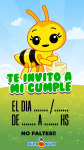 Invitación Virtual (para Celulares) Abejita Chiquitita Payasito Plim Plim kit imprimible Invitación Virtual (para Celulares) Abejita Chiquitita Payasito Plim Plim kit imprimible