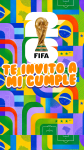 Invitación Virtual (para Celulares) Fifa Mundial 2026 Brasil kit imprimible Invitación Virtual (para Celulares) Fifa Mundial 2026 Brasil kit imprimible