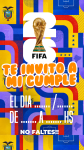 Invitación Virtual (para Celulares) Fifa Mundial 2026 Ecuador kit imprimible Invitación Virtual (para Celulares) Fifa Mundial 2026 Ecuador kit imprimible