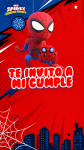 Invitación Virtual (para Celulares) Spidey kit imprimible Invitación Virtual (para Celulares) Spidey kit imprimible
