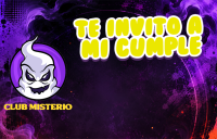 Tarjetita Invitación Club Misterio Fede Vigevani kit imprimible Tarjetita Invitación Club Misterio Fede Vigevani kit imprimible