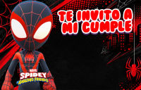 Tarjetita Invitación Spin Spider kit imprimible Tarjetita Invitación Spin Spider kit imprimible