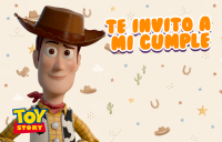 Tarjetita Invitación Woody Toy Story kit imprimible Tarjetita Invitación Woody Toy Story kit imprimible