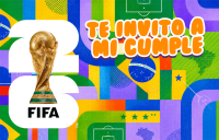 Tarjetita Invitación Fifa Mundial 2026 Brasil kit imprimible Tarjetita Invitación Fifa Mundial 2026 Brasil kit imprimible
