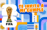 Tarjetita Invitación Fifa Mundial 2026 Uruguay kit imprimible Tarjetita Invitación Fifa Mundial 2026 Uruguay kit imprimible