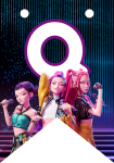 Banderin letra Q Kpop Demon Hunters imprimible gratis Banderin letra Q Kpop Demon Hunters imprimible gratis