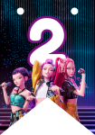 Banderin número 2 Kpop Demon Hunters imprimible gratis Banderin número 2 Kpop Demon Hunters imprimible gratis