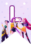Banderin letra L Las Guerreras Kpop imprimible gratis Banderin letra L Las Guerreras Kpop imprimible gratis