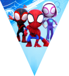 Paragüitas spidey amazing friends kit imprimible Paragüitas spidey amazing friends kit imprimible
