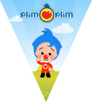 Paragüitas Payasito Plim Plim kit imprimible Paragüitas Payasito Plim Plim kit imprimible